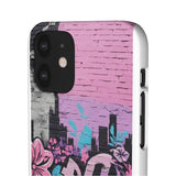 Chic Graffiti Phone Case - Feminine Urban Style for Girls