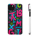 Graffiti Phone Case for Girls: Urban Chic Meets Street Style - Phone Case by Printify | Unique designs from ArteoDesign