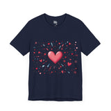 Radiant Heart Graphic T-Shirt - Bold Pink Style