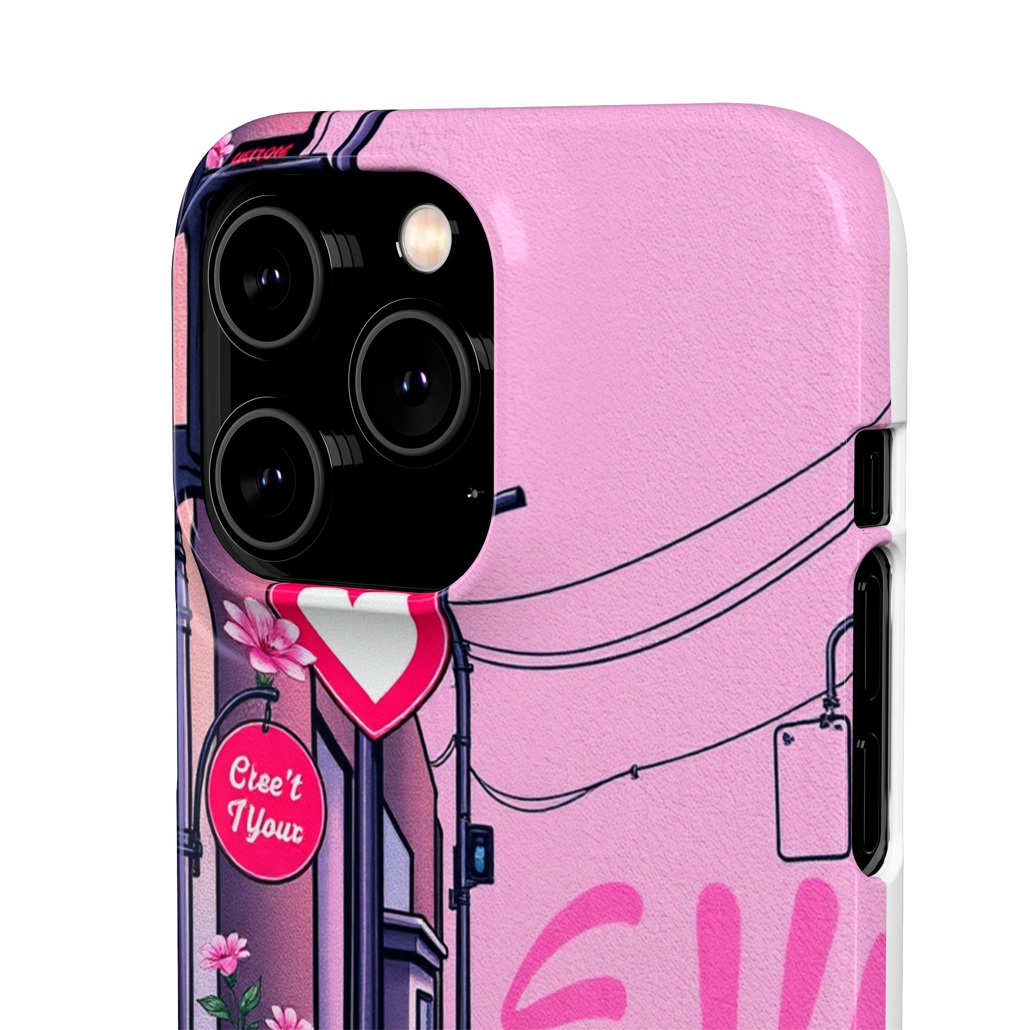 Graffiti Streetwear Phone Case for Girls - Soft, Bold Style