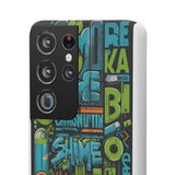 Urban Graffiti Style Phone Case - Cool and Chic for Girls