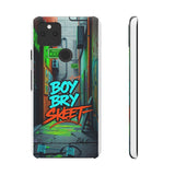 Urban Graffiti Phone Case for Boys - Gritty Streetwear Style