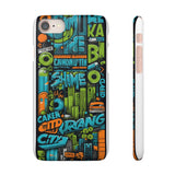 Urban Graffiti Style Phone Case - Cool and Chic for Girls