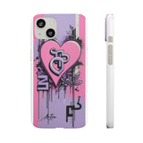 Feminine Graffiti Phone Case for Girls - Bold Street Style