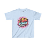 Hero Power Strong T-Shirt - Empowering Kids Tee for Girls Ages 3-12