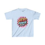 Hero Power Strong T-Shirt – Bold Comic Style Kids Tee