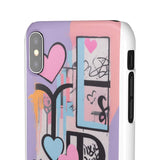 Graffiti Phone Case for Girls: Urban Chic Meets Feminine Sty - Phone Case by Printify | Unique designs from ArteoDesign