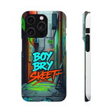 Urban Graffiti Phone Case - Gritty Streetwear for Boys