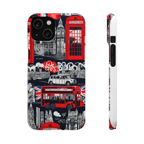 Edgy London Street Art Graffiti Phone Case for Boys