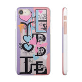 Graffiti Phone Case for Girls: Urban Chic Meets Feminine Sty - Phone Case by Printify | Unique designs from ArteoDesign