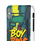 Graffiti Phone Case: Urban Chic with London Skyline for Girl - Phone Case by Printify | Unique designs from ArteoDesign