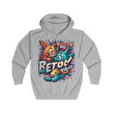 Retro Vibes Men's Cartoon Hoodie - Vintage Nostalgia