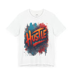 Hustle Tee - Bold Graffiti Streetwear with Vibrant Vibes