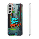 Urban Graffiti Phone Case for Boys - Gritty Streetwear Style