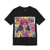 Bold 80s Vintage Tee - Retro Street Style for Women