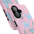 Y2K Butterfly Pink iPhone Case – Glitter Aesthetic