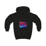 Stay Wild Kids Hoodie – Vibrant Playful Design