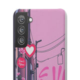 Streetwear Graffiti Phone Case for Girls - Soft and Bold Style