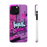 Chic Urban Graffiti Phone Case for Girls - Cool Street Style