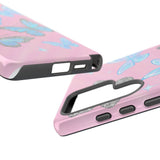 Y2K Butterfly Pink iPhone Case – Glitter Aesthetic