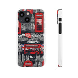 Edgy London Street Art Graffiti Phone Case for Boys