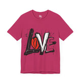 Love Graffiti Pink T-Shirt - Streetwear for Valentine’s Day