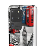 Graffiti Phone Case: London Skyline, Neon Accents, Edgy Styl - Phone Case by Printify | Unique designs from ArteoDesign