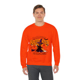 Halloween Sweatshirt – Spooky Witch and Ghosts Design