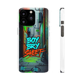 Urban Graffiti Phone Case for Boys: Embrace Streetwear Style - Phone Case by Printify | Unique designs from ArteoDesign