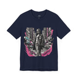 Women's Urban Cityscape Tee - Stylish Graphic Streetwear