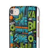 Urban Graffiti Style Phone Case - Cool and Chic for Girls