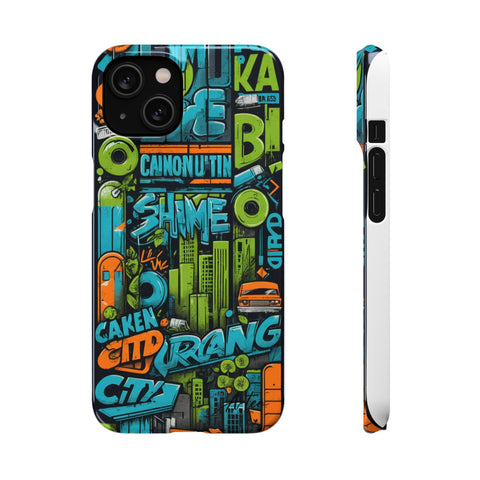 Urban Graffiti Style Phone Case - Cool and Chic for Girls