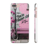 Graffiti Phone Case: Urban Chic with a Feminine Twist - Phone Case by Printify | Unique designs from ArteoDesign