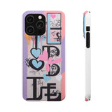 Graffiti Phone Case for Girls: Urban Chic Meets Feminine Sty - Phone Case by Printify | Unique designs from ArteoDesign