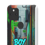 Urban Graffiti Phone Case for Boys - Gritty Streetwear Style