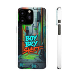 Urban Graffiti Phone Case for Boys - Gritty Streetwear Style