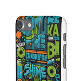 Urban Graffiti Style Phone Case - Cool and Chic for Girls