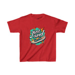 Just Land Boys T-Shirt - Skateboarding Graphic Tee for Ages 3-12