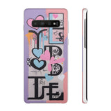 Graffiti Phone Case for Girls: Urban Chic Meets Feminine Sty - Phone Case by Printify | Unique designs from ArteoDesign