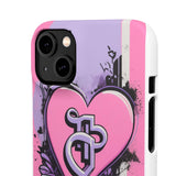 Graffiti Phone Case: Urban Chic for Girls with London Skylin - Phone Case by Printify | Unique designs from ArteoDesign