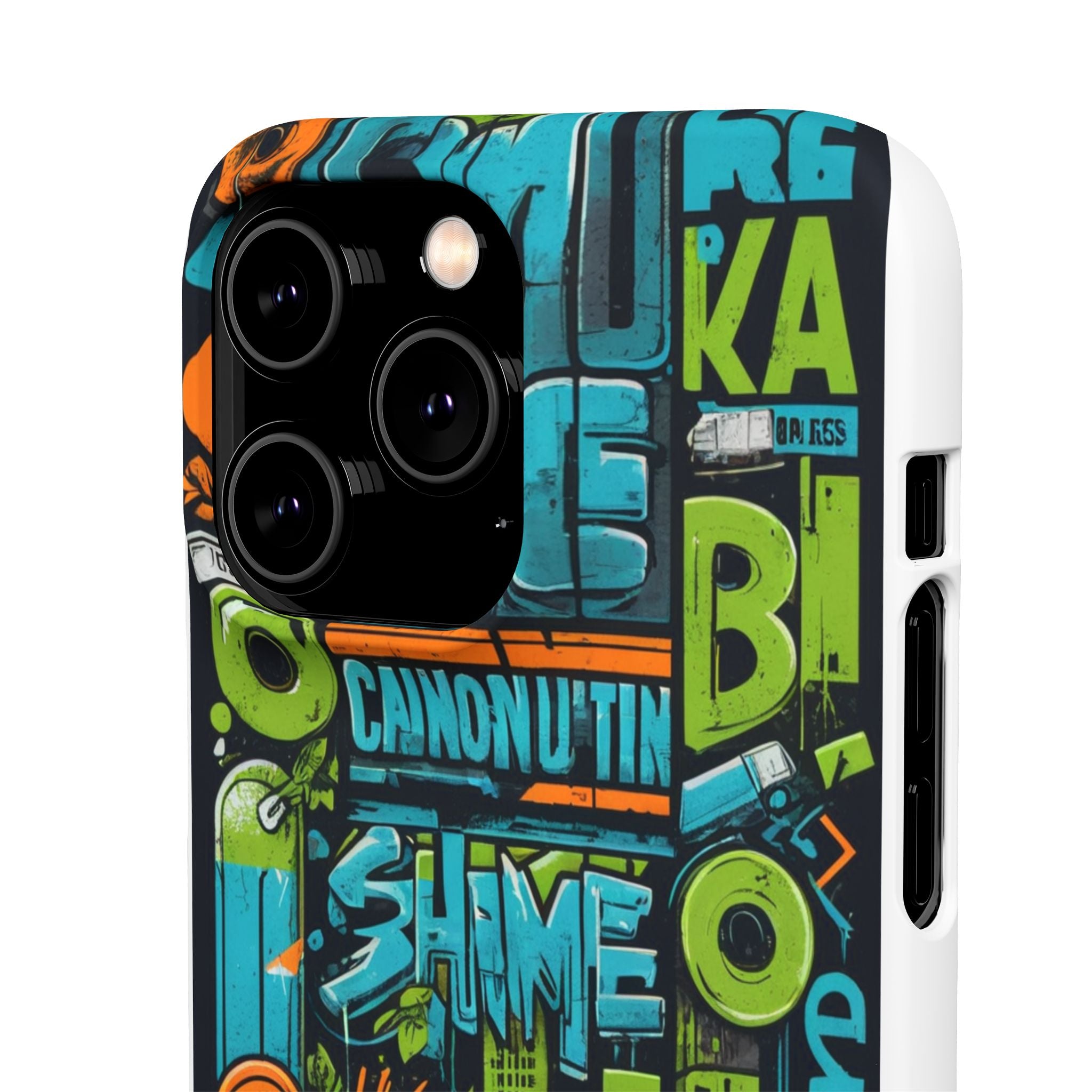 Urban Graffiti Style Phone Case - Cool and Chic for Girls