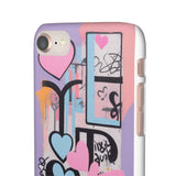 Graffiti Phone Case for Girls: Urban Chic Meets Feminine Sty - Phone Case by Printify | Unique designs from ArteoDesign