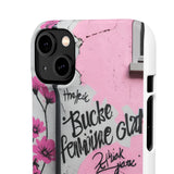 Urban Graffiti Phone Case for Girls - Soft Neon Street Art