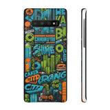 Graffiti Chic Phone Case: Urban Style with a Feminine Twist - Phone Case by Printify | Unique designs from ArteoDesign