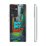 Urban Graffiti Phone Case for Boys - Gritty Streetwear Style