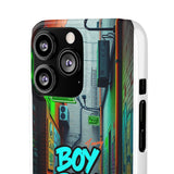 Urban Graffiti Phone Case - Gritty Streetwear for Boys