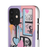 Graffiti Street Art-Inspired Phone Case for Girls