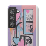 Graffiti Phone Case for Girls: Urban Chic Meets Feminine Sty - Phone Case by Printify | Unique designs from ArteoDesign