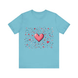 Radiant Heart Graphic T-Shirt - Bold Pink Style