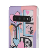 Graffiti Street Art-Inspired Phone Case for Girls